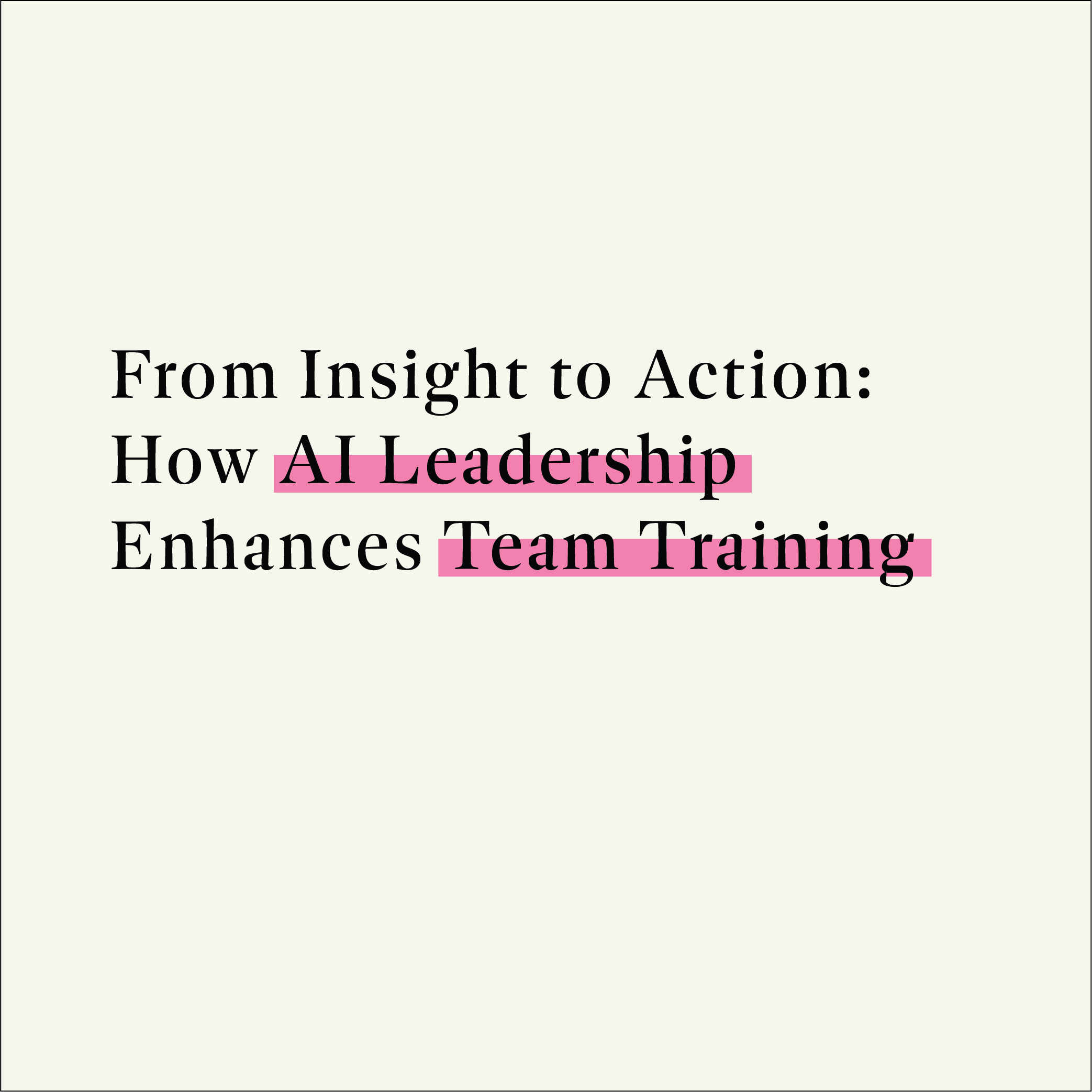 ai leadership blog