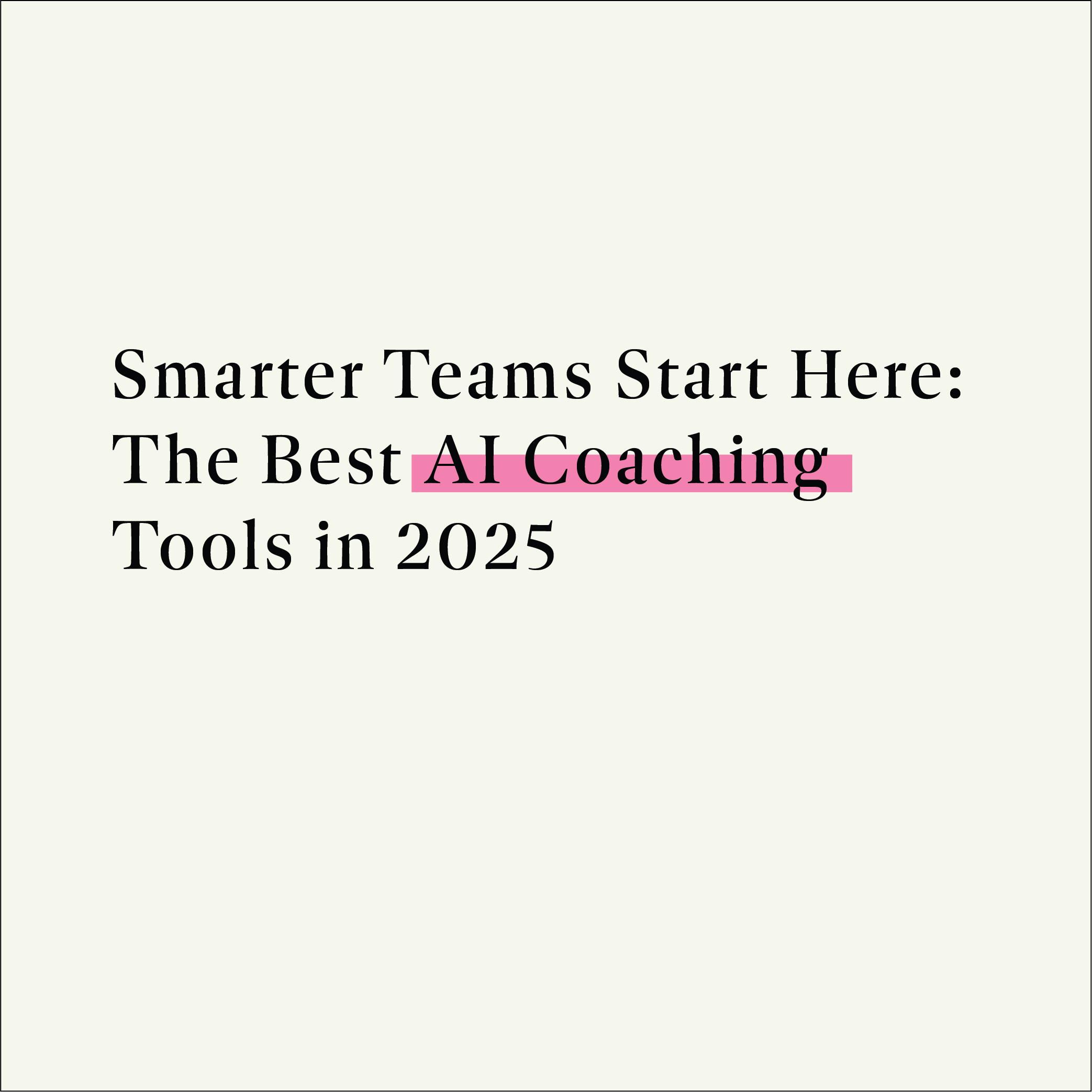 AI Coaching